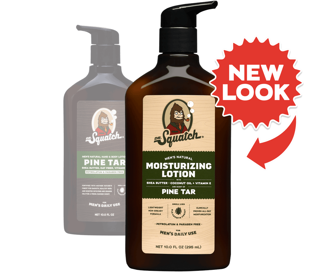 Dr. Squatch Natural Hand & Body Lotion for All Skin Types, Pine