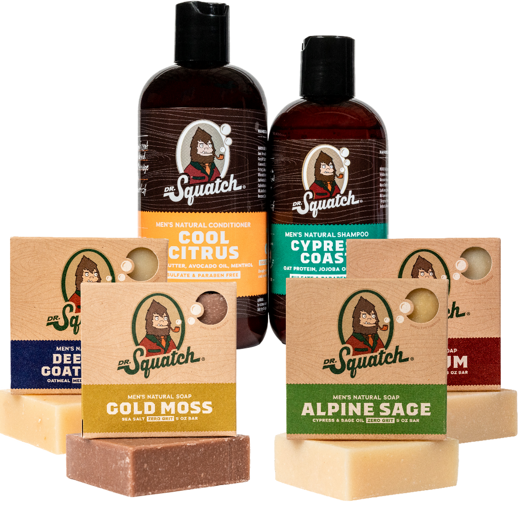 Male-Focused Holiday Soap Bundles : Dr. Squatch