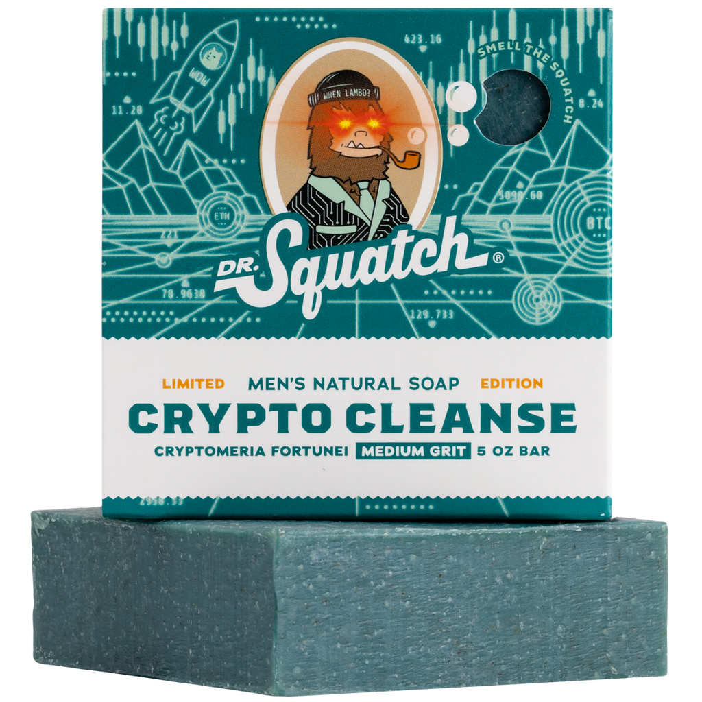 Crypto Cleanse Dr. Squatch Limited Edition Soap 810095591648