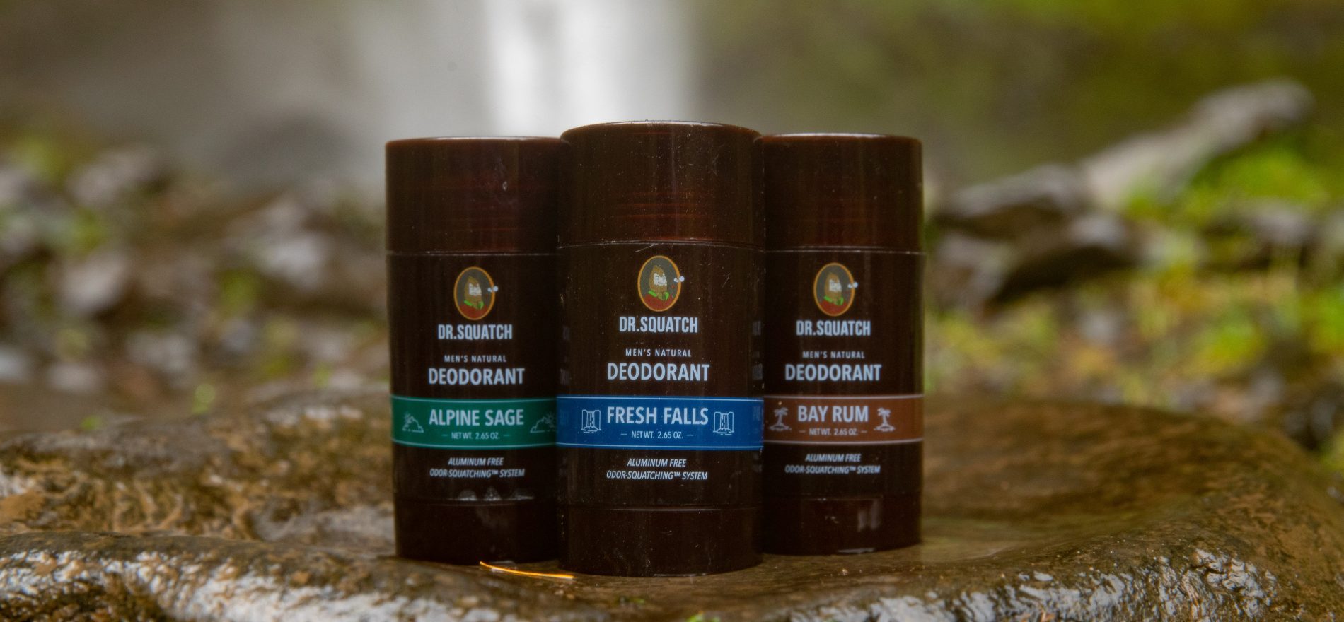 Dr. Squatch Natural Deodorant for Men – Odor-Squatching Men's Deodorant  Aluminum Free - Alpine Sage + Fresh