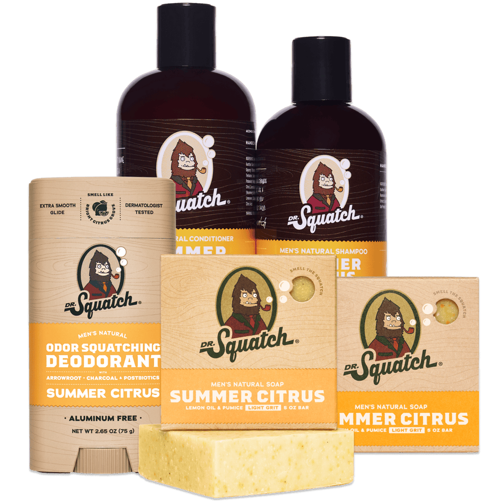 Dr Squatch 12 Soap online Bundle + Shampoo & Conditioner