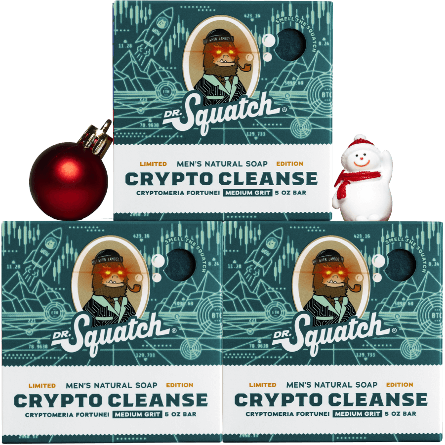 Dr. Squatch Crypto Cleanse Banana Mint Limited Edition Soap- BRAND NEW