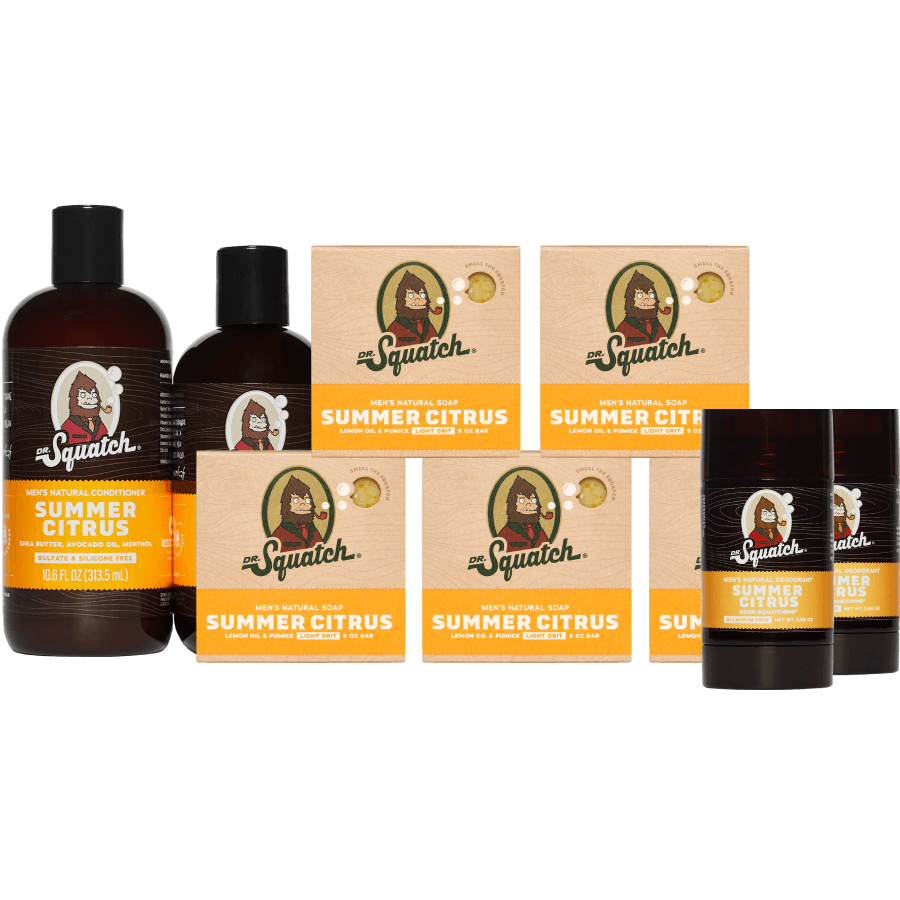 Dr. Squatch Bar Soap, Hair Care, Deodorant, Toothpaste, and More