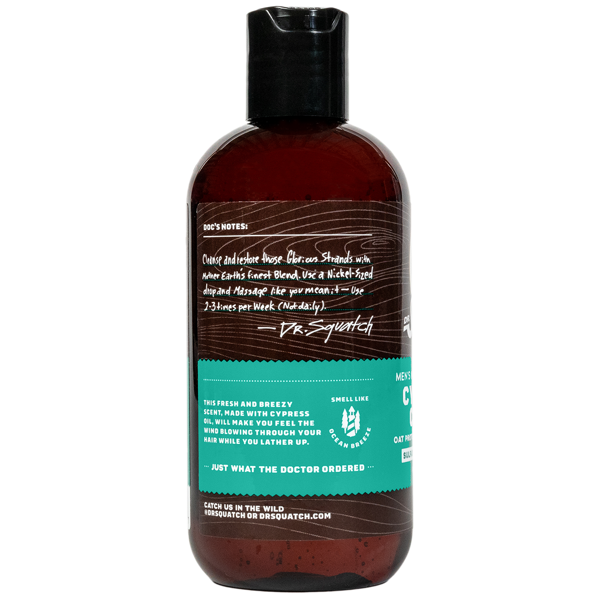 Dr. Squatch Citrus & Cypress Men's Shampoo + Conditioner Hair