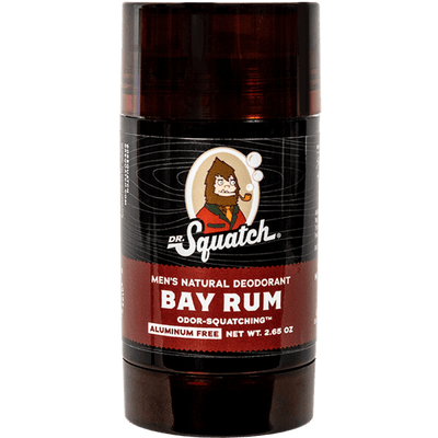 New Dr. Squatch bay Rum Premium Candle With Bay Rum Soap Bar, Dr Squatch  Sticker and Burlap Bag 