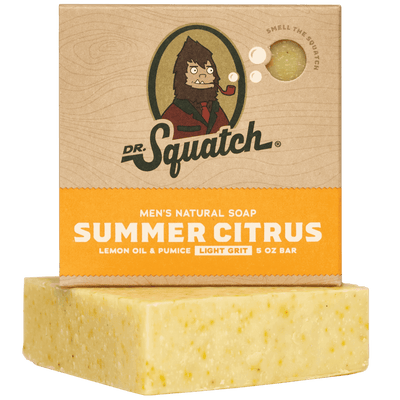 Dr. Squatch Men's Soap Sampler Pack (3 Bars) – Pine Tar, Cedar