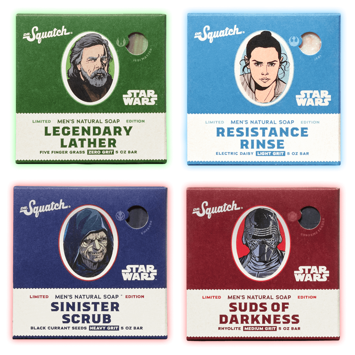 Dr. Squatch: Bar Soap, Star Wars (Resistance Rinse) – POPnBeards