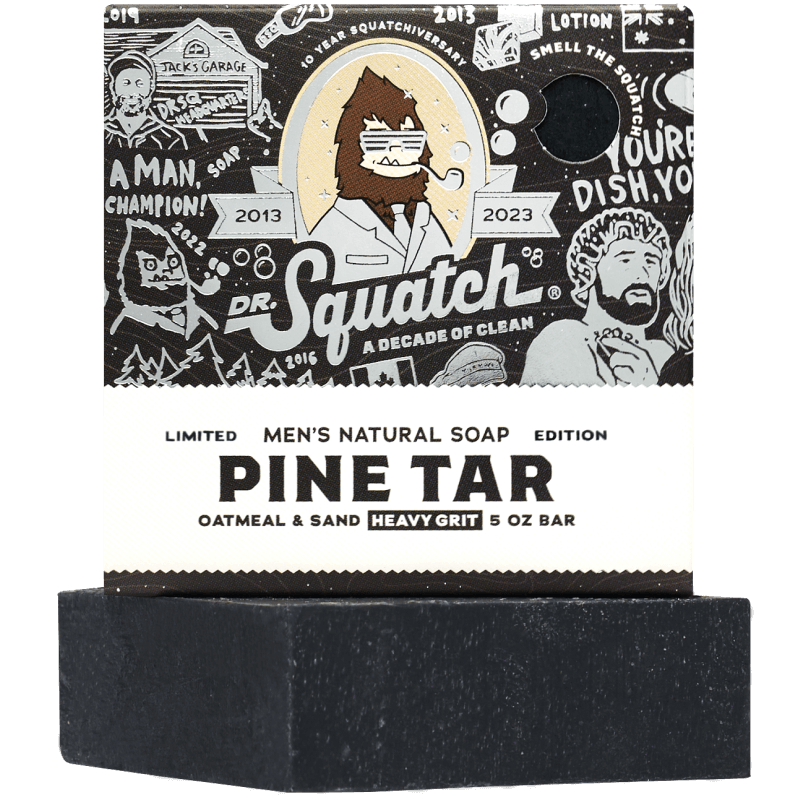 NEW Dr. Squatch 10th Anniversary Collectors Edition Box 'Pine Tar